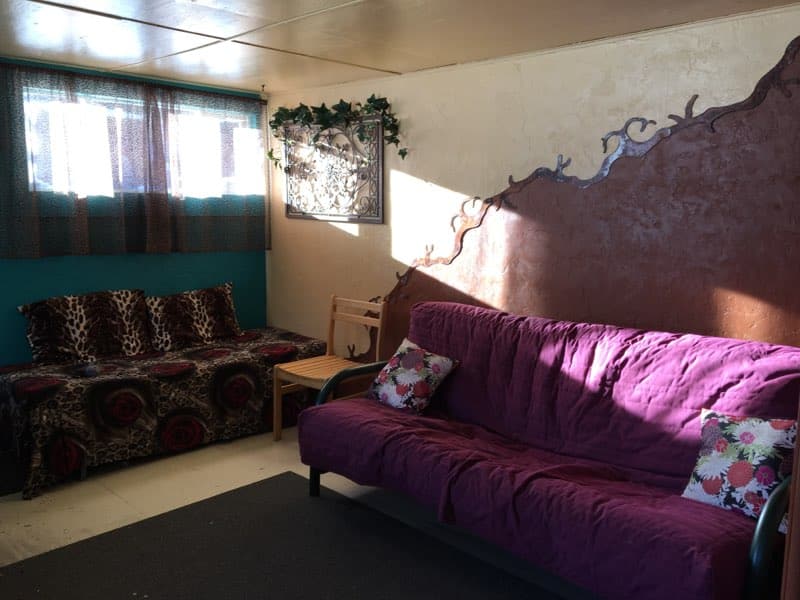 Rental cabin 2 futon bed