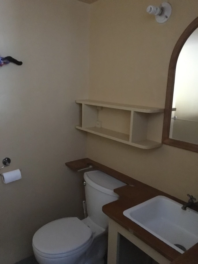 cabin 7 rental private toilet