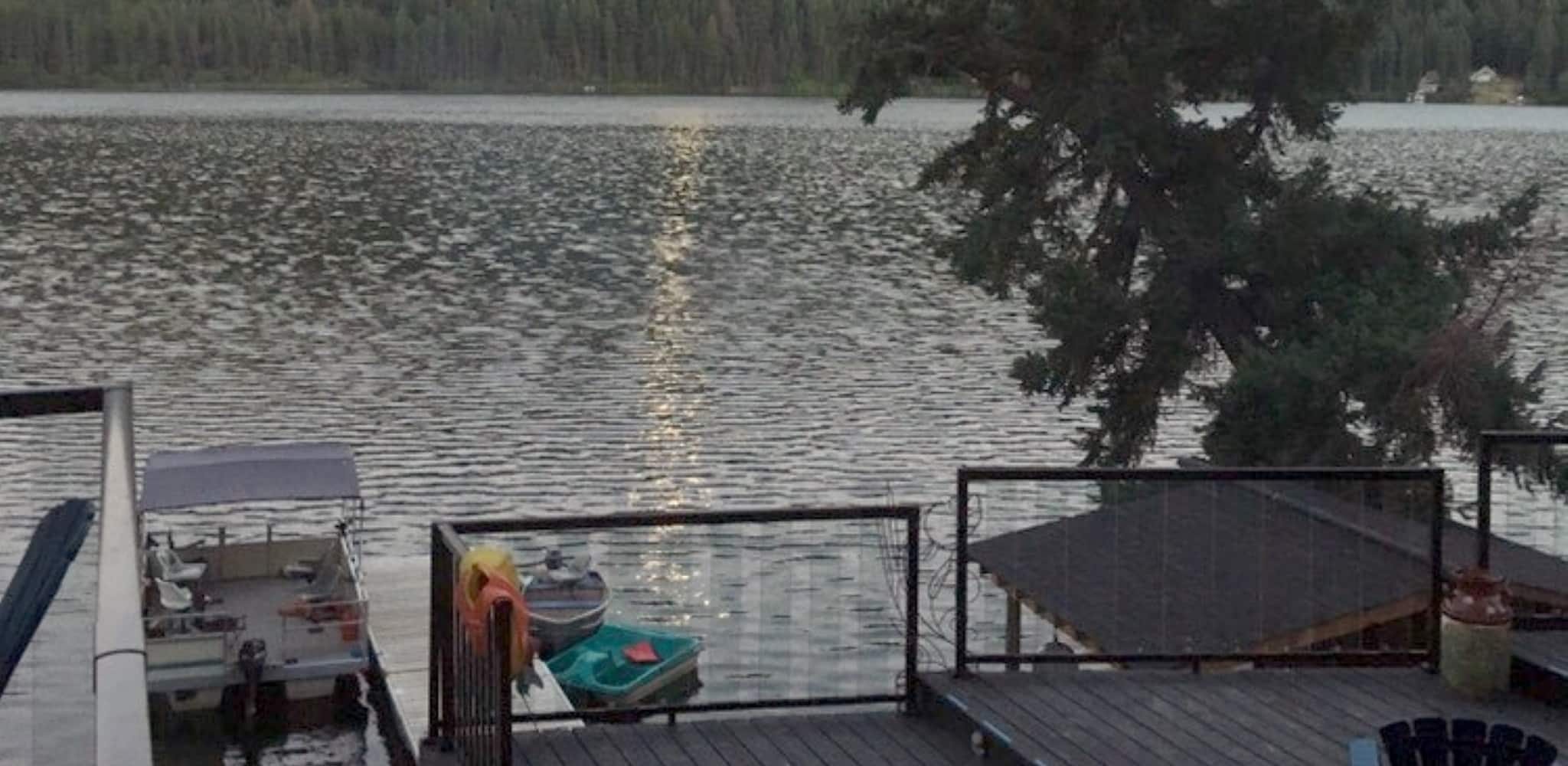 deck view of Loon Lake